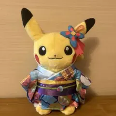 ポケモンセンター 京都限定ぬいぐるみ タグ付き舞妓はん ピカチュウ