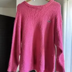 freaks store the fox ピンク 長袖 ニットセーター