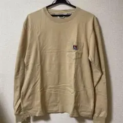 BEN DAVIS ベージュ 長袖Tシャツ M