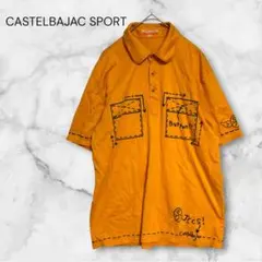 カステルバジャック スポーツ ポロシャツ オレンジ　3 M L メンズ ゴルフのサムネイル