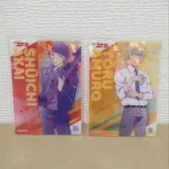 名探偵コナン キラキラクリアカードコレクション 赤井秀一 安室透 セット トレカ