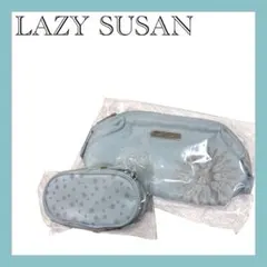新品未開封✨LAZYSUSAN ポーチ 舟形/マルチポーチ 2点セット 雪の結晶のサムネイル