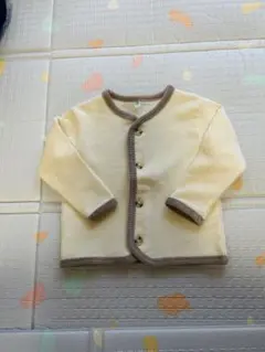 新品未使用 長袖カーディガン　90サイズ　白　女の子