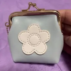 マリークワント小銭入れ　水色