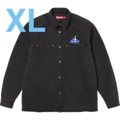 Supreme Quilted Lined Denim Snap Shirt