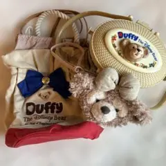 ダッフィー　バッグ、ポップコーンバケツ、シェリーメイ　チケットホルダー