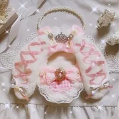 NO.205 ピンク×スタイ 白ウサギ あんスタ 新衣装 ぬい服 16cm