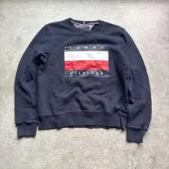TOMMY HILFIGER ネイビー スウェット　サイズS