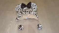 【新品】ミニー ヒョウ柄 ファンキャップ 茶色 ブラウン ディズニーリゾート