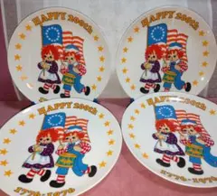 schmid ラガディ　 アン&アンディ　記念プレート4枚