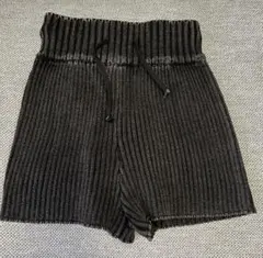 MURUA ムルーア リブニットパンツ　ショートパンツ