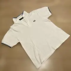【美品/90s】英国製 フレッドペリー ポロシャツ M12 緑タグ 白 42のサムネイル