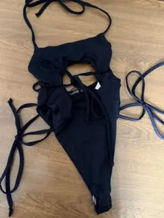 boohoo ワンピース水着 ブラック UK6のサムネイル
