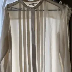 UNIQLO 長袖ブラウス L クリーム色