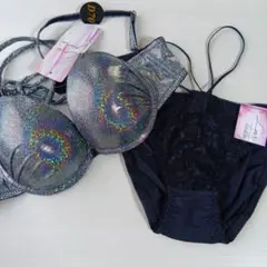 D70 Love Gerie 　スパークルブラジャー &ショーツ　Mのサムネイル