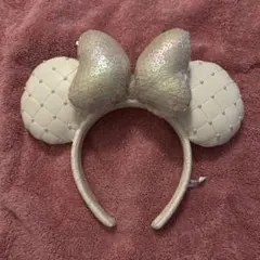 ミニーマウス風カチューシャ スパンコール付き