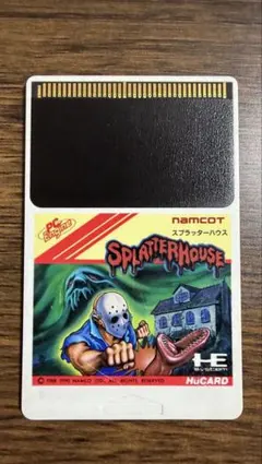 PCエンジン HuCARD スプラッターハウス 動作確認済み 【ケース説明書付】