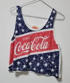 Coca-Cola ロゴ タンクトップ クロップド丈のサムネイル