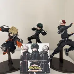僕のヒーローアカデミア　ワールドヒーローズミッション　フィギュア　緑谷 爆豪 轟