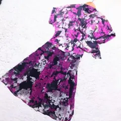 【希少】ポールスミス セットアップ ボウタイブラウス 花柄 フレアスカート