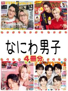 なにわ男子 月刊TVガイド 月刊ザテレビジョン TVnavi TVfan
