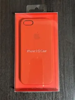 Apple純正　iPhone5 sケースProductレザーケースRED