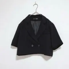 Dazy♡SHEIN♡レディース ショート丈半袖ジャケット Y2K S