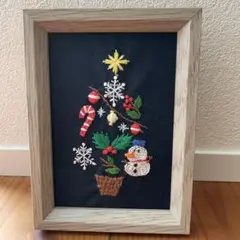 クリスマス刺繍フレーム