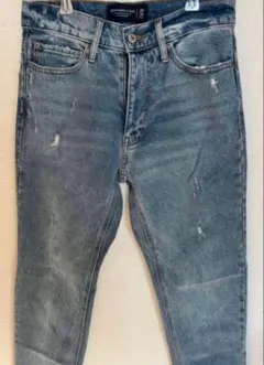アバクロンビー&フィッチ メンズ ダメージ デニム W28×L30