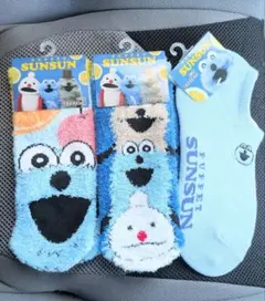 パペットスンスンソックス3点セット新品未使用タグ付きお得