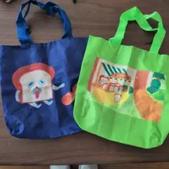 パンどろぼうのトートバッグ2個セット