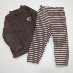 ユニクロ スヌーピー フリースパジャマ 110cm