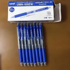 uni-ball Signo RT ECOWRITER 8本セット　青のサムネイル