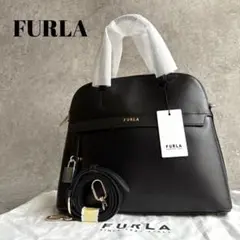 ✨正規品＆超美品‼️✨ フルラ パイパーＭ ２ＷＡＹ ショルダーバッグ ブラック FURLA 【並行輸入品】フルラ パイパー ショルダーバッグ