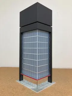 鉄道模型専用ジオラマ：1/150(Nゲージ) 9階建ビル（角地）のサムネイル