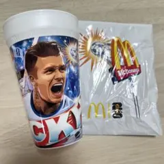 McDonald's サッカー選手イラスト入りプラスチックカップ - メルカリ
