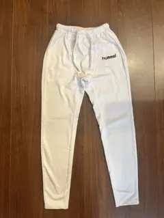 hummel ホワイト インナータイツ（厚手）　140