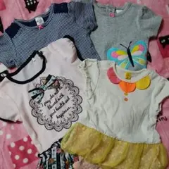 女の子 ロンパース 4枚セット 80㎝