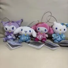 サンリオキャラクターズ スノーレインボーマスコット　4体セット