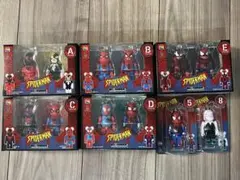 値下げ‼️スパイダーマン　ベアブリックくじ　ペアボックス賞　コンプセット