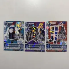 アイカツ！　藤堂ユリカ　星宮いちご　霧矢あおい　ブリティッシュブルー コーデ