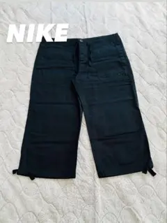 【新品/未使用】ナイキ NIKE パンツ MサイズY2Kテック系ワイド黒ブラック