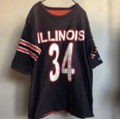 購入者様決定champion リバーシブルTシャツ Illinois brown