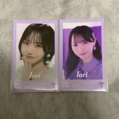 S*I様 野口衣織　ミニフォト　2枚