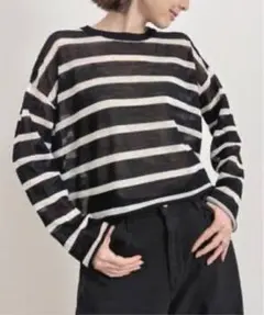 WANNA LAB 26SS Dirty Border シアーニット Y2K - メルカリ