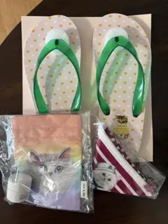 PAUL & JOE ノベルティ　新品ビーチサンダル ポーチサンプルおまけ付き