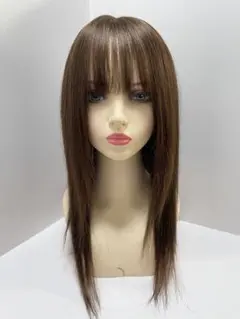 フルウィッグ人毛100%人毛ウィッグ医療ウィッグロングストレート広い頭皮Lサイズ フルウィッグ人毛100%人毛ウィッグ医療ウィッグロングストレート広い
