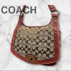 Coach コーチショルダーバッグ　11145 シグネチャー　ターンロック