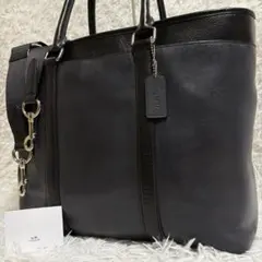 極美品】コーチ F54758 メトロポリタン トートバッグ レザー 黒 肩掛け