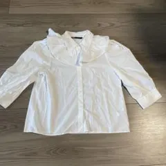 ZARA ホワイトシャツ
